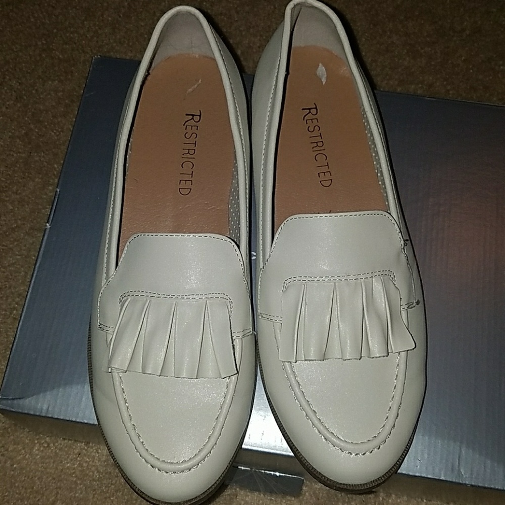 Off white loafers
